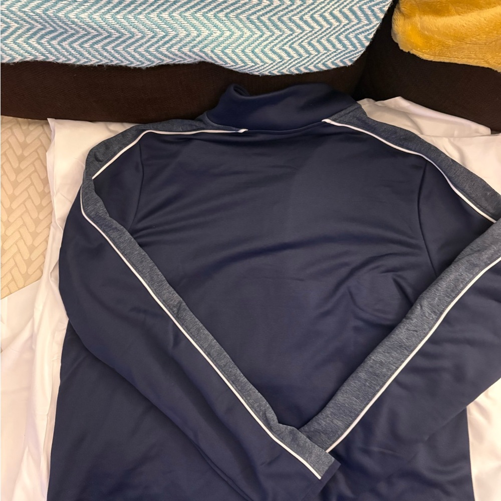 Under Armour Women’s Quarter Zip Pullover Top Navy ~NWT - Picture 4 of 6